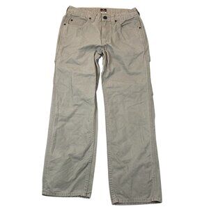 Ridgcut Mens Toughwear Khaki Pants 30x30 Cotton/Nylon Blend